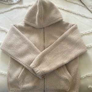 Teddy zip up hoodie